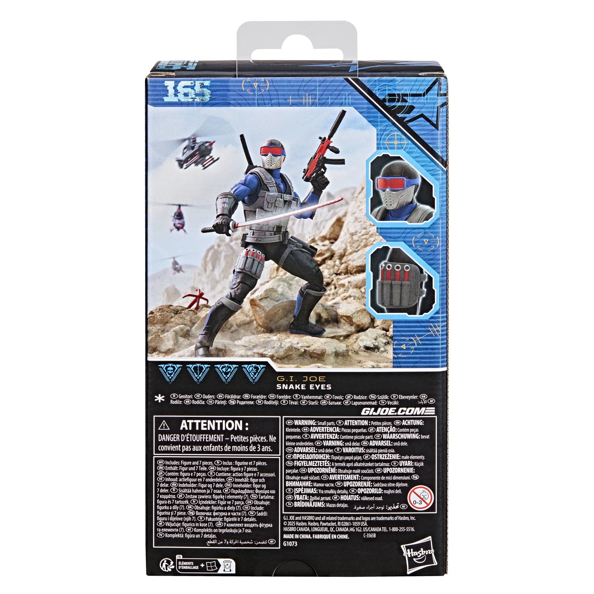 G.I. Joe Classified Series #165, Snake Eyes