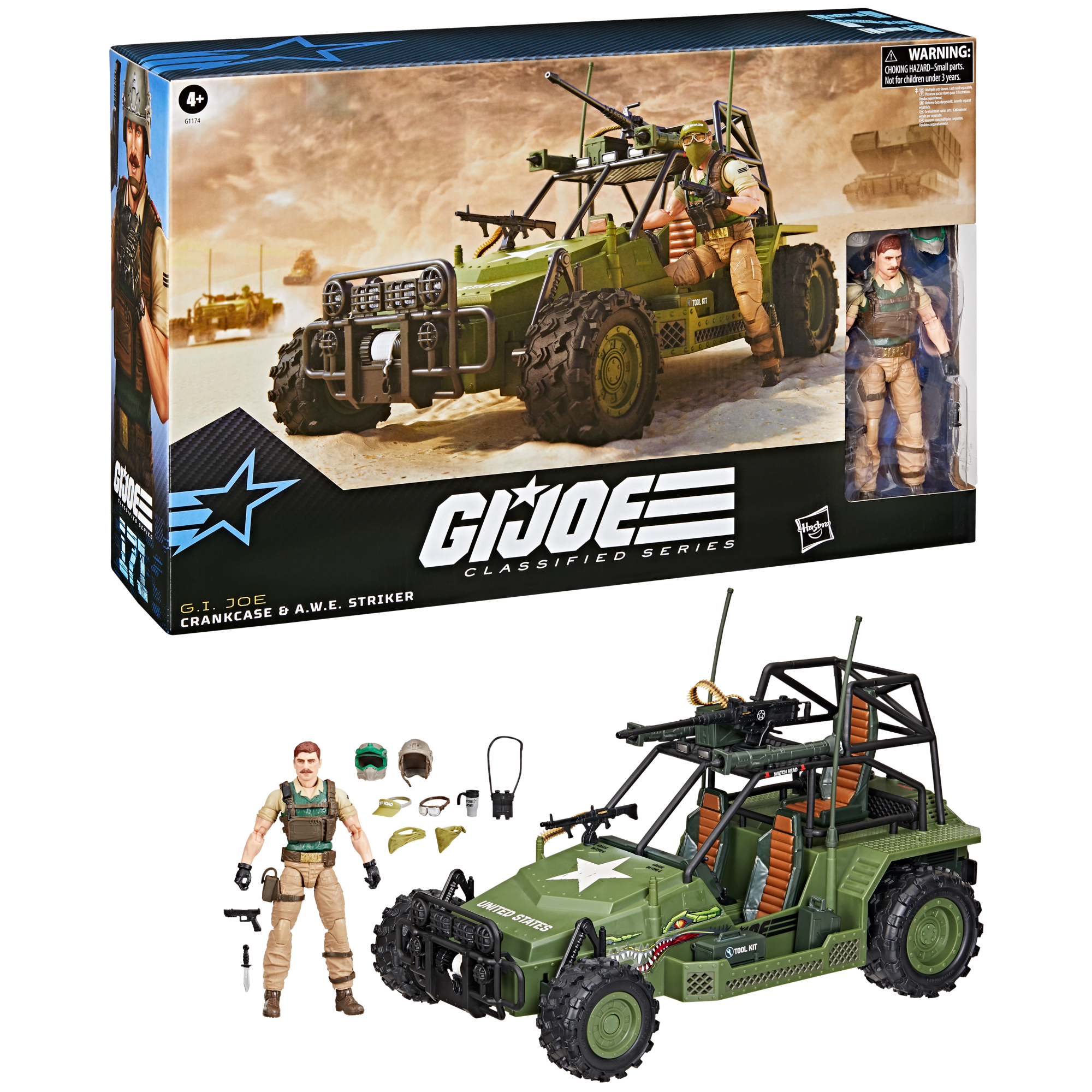 G.I. Joe Classified Series #171, Crankcase & A.W.E. Striker