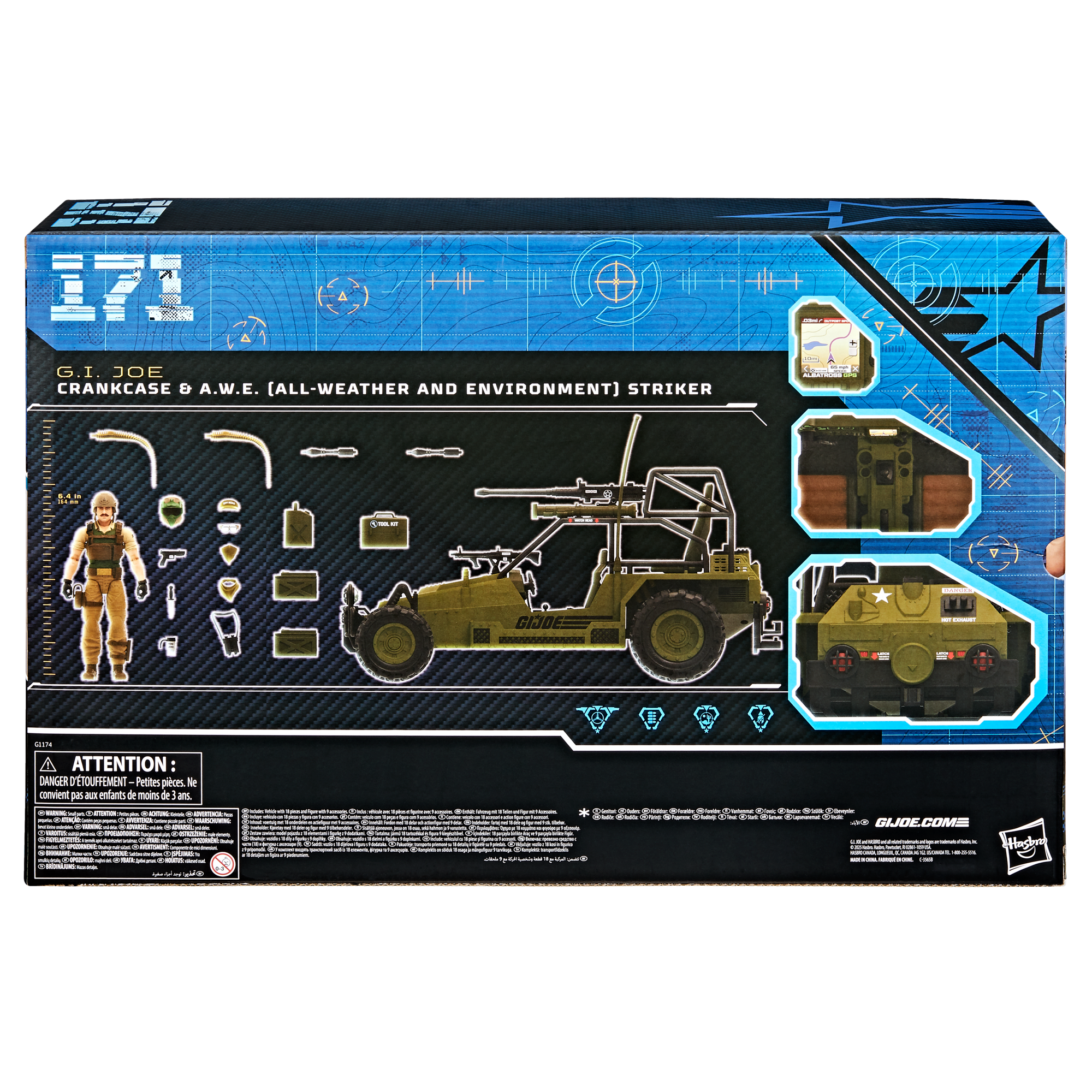 G.I. Joe Classified Series #171, Crankcase & A.W.E. Striker