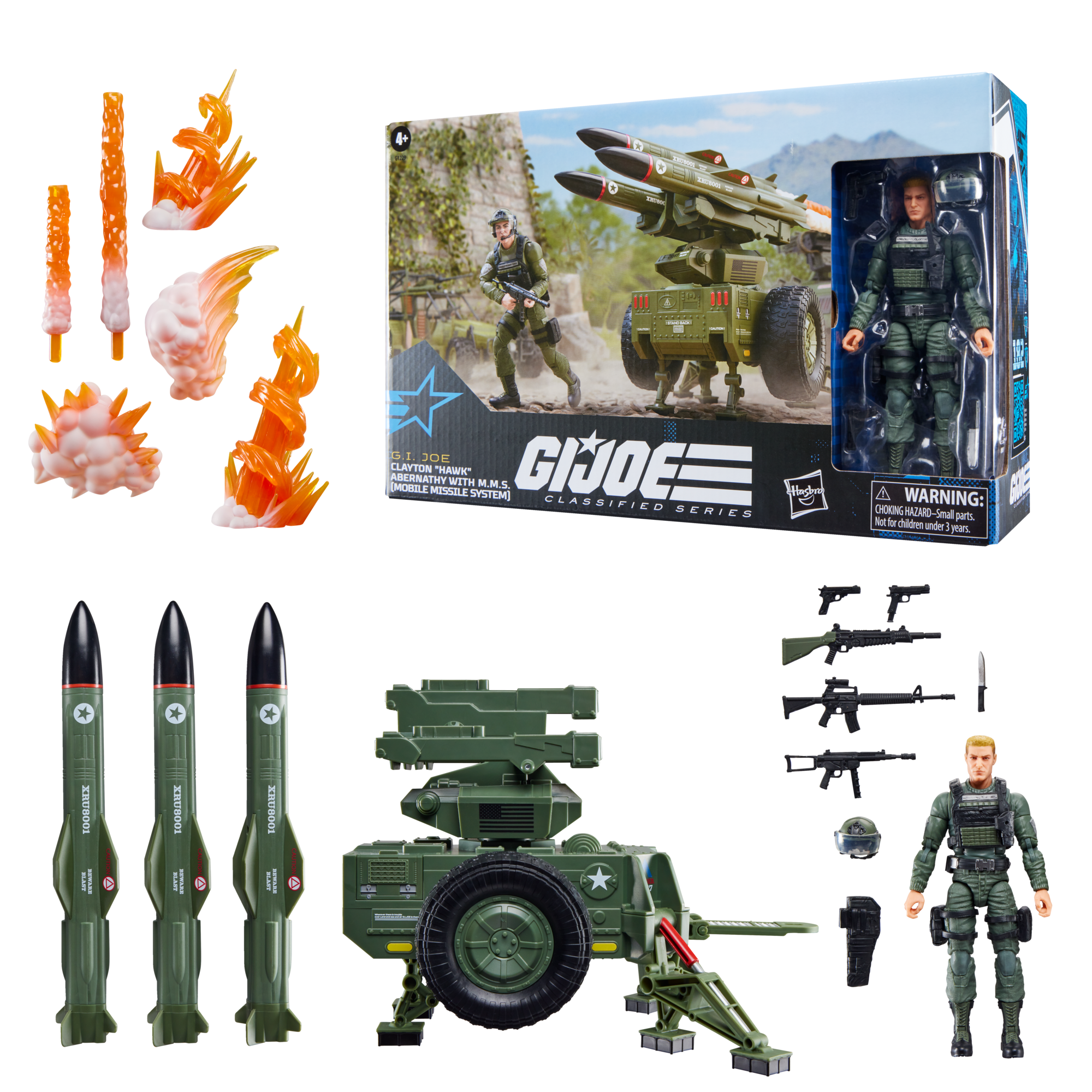 G.I. Joe Classified Series #182, Clayton “Hawk” Abernathy with M.M.S. (Mobile Missile System)