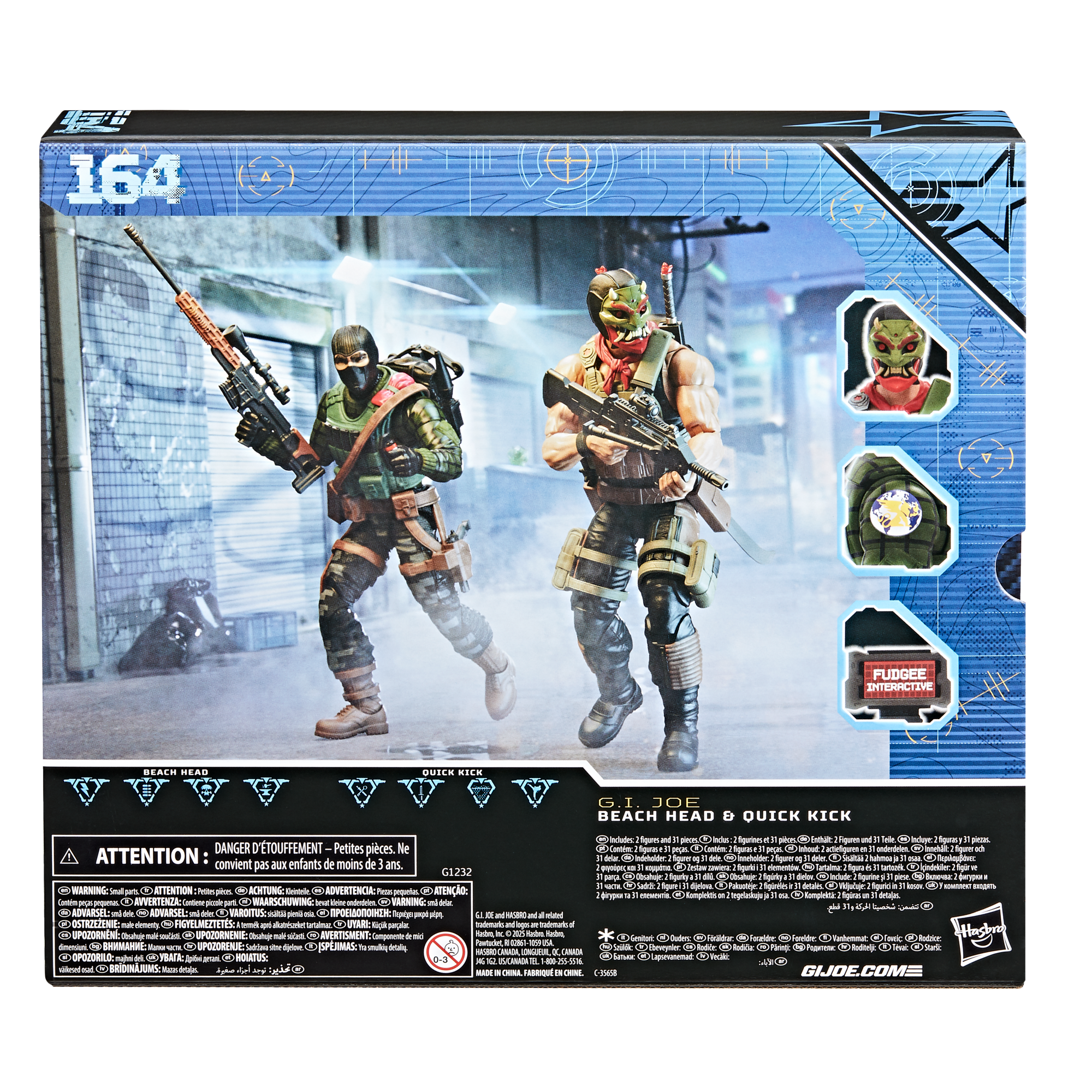 G.I. Joe Classified Series #164, Night Force Beach Head & Quick Kick