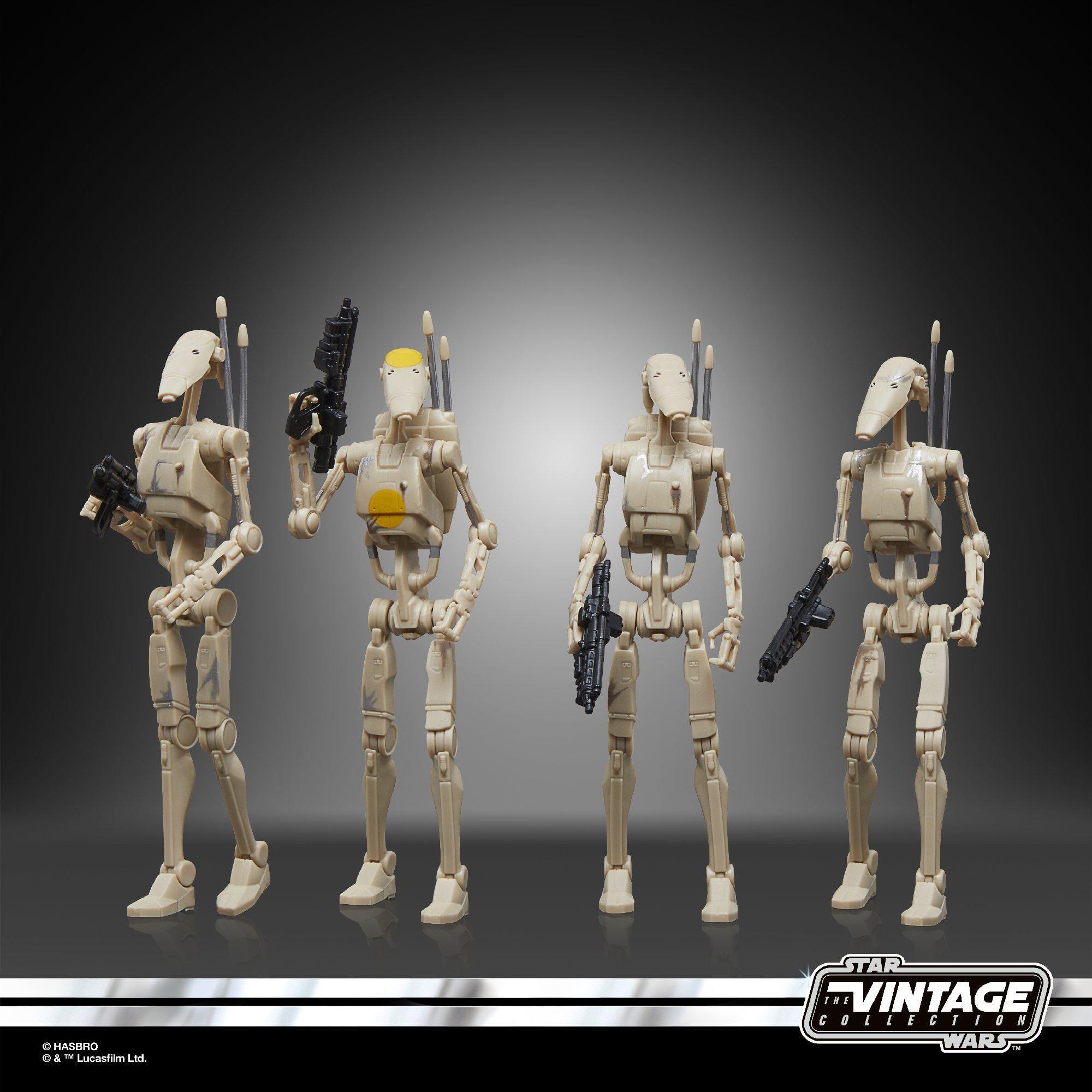 STAR WARS The Vintage Collection Battle Droid 4-Pack