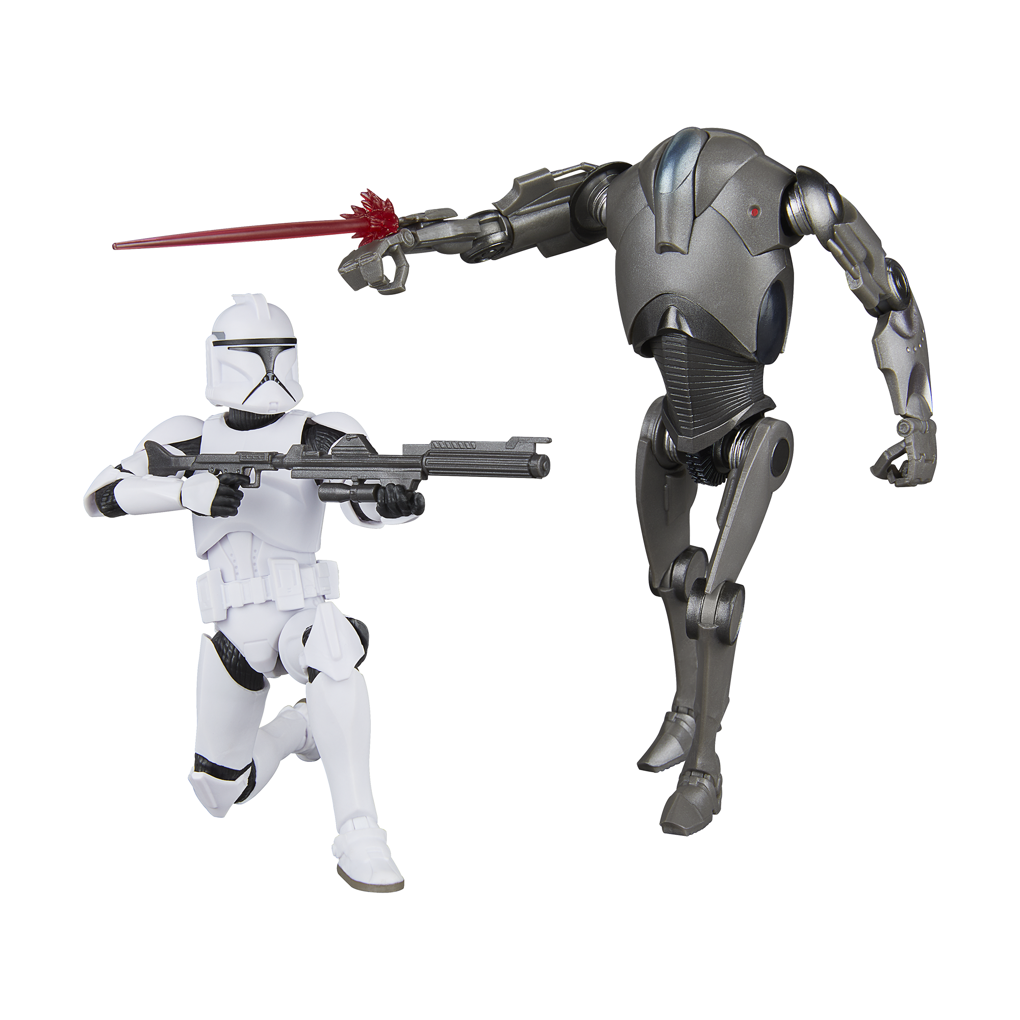 STAR WARS The Black Series Phase I Clone Trooper & Super Battle Droid