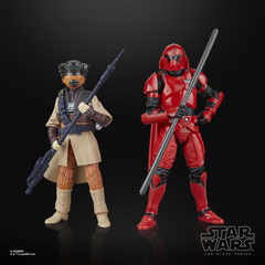 STAR WARS The Black Series Luke Skywalker (Imperial Guard) & Princess Leia Organa (Boushh)