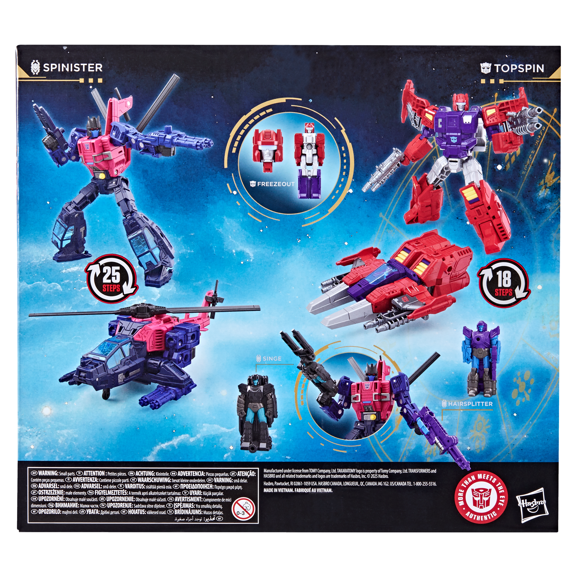 Transformers Wreck 'n Doom Collection Topspin vs Spinister