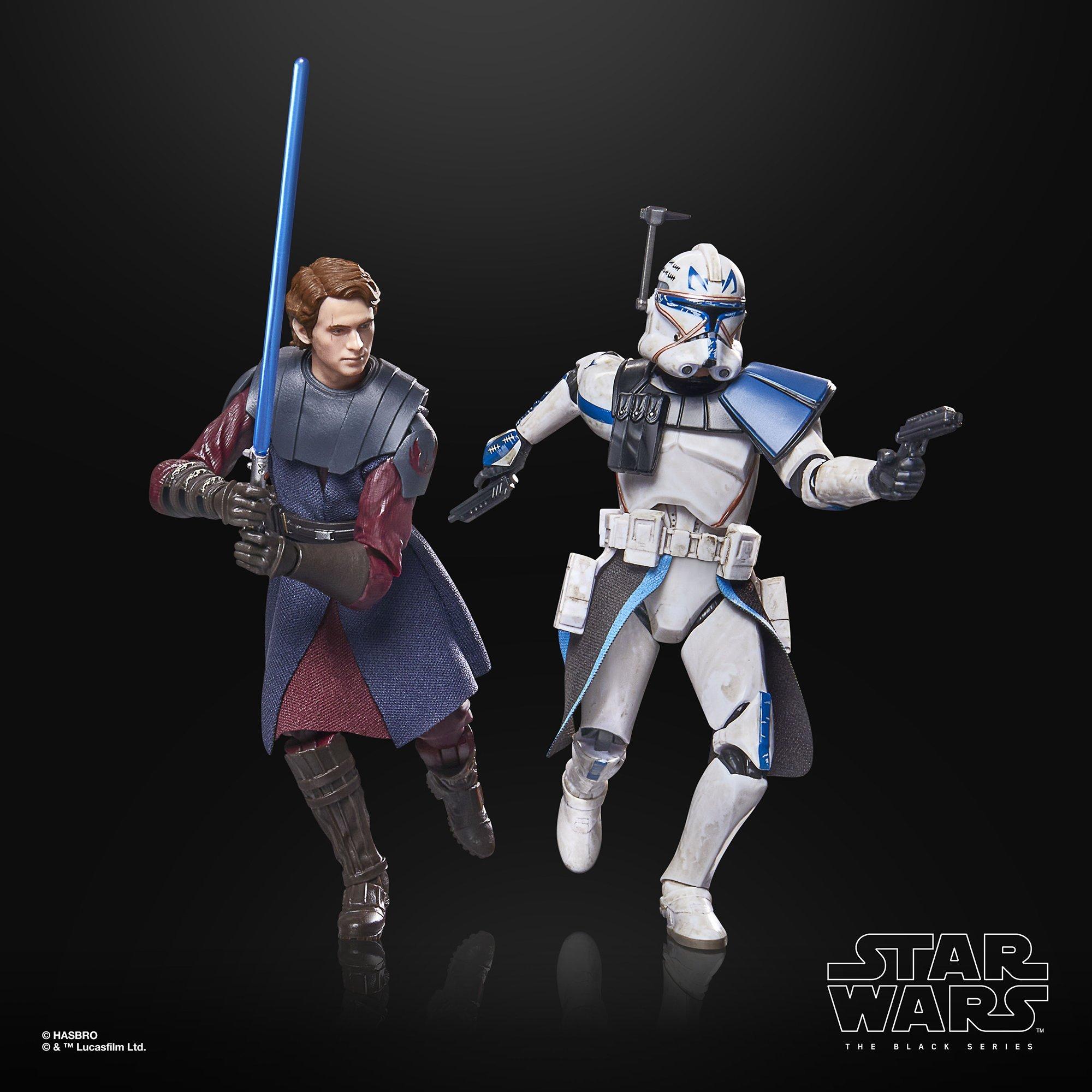 STAR WARS The Black Series Anakin Skywalker & Clone Captain Rex