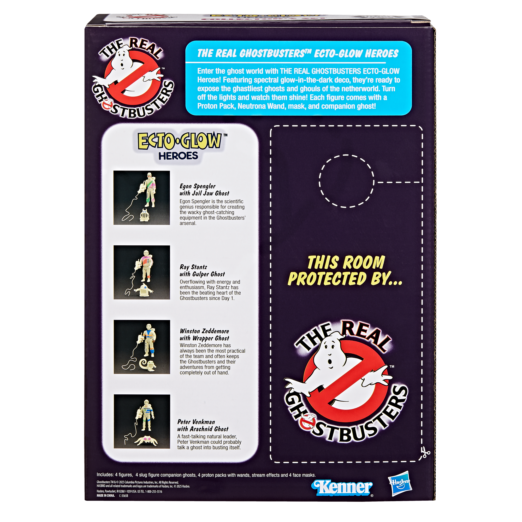 Ghostbusters Kenner Classics The Real Ghostbusters Ecto-Glow Heroes Collector’s Set