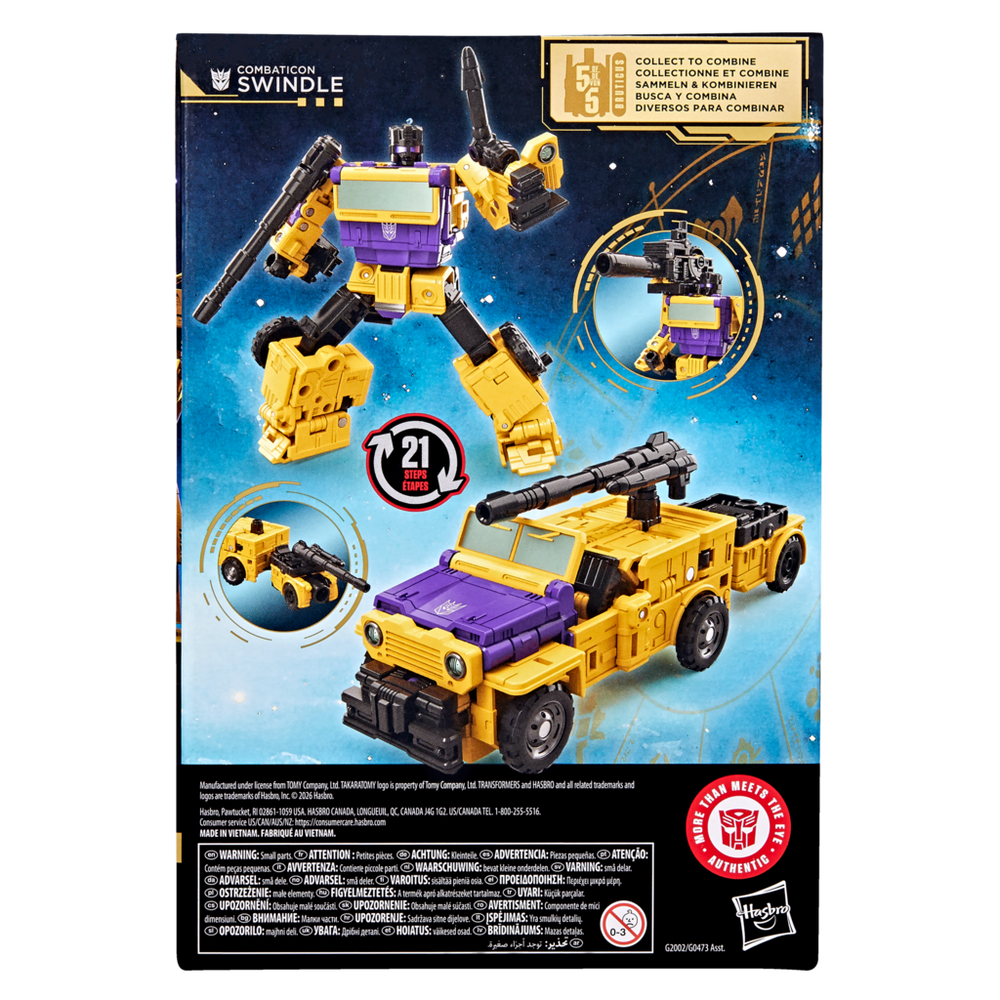Transformers Age of the Primes Voyager Class Combaticon Swindle
