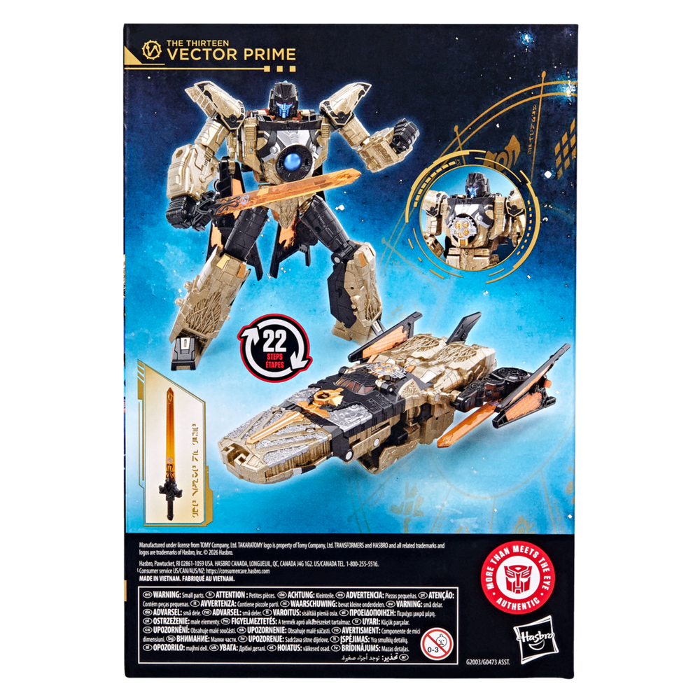 Transformers Age of the Primes Voyager Class The Thirteen Vector Prime