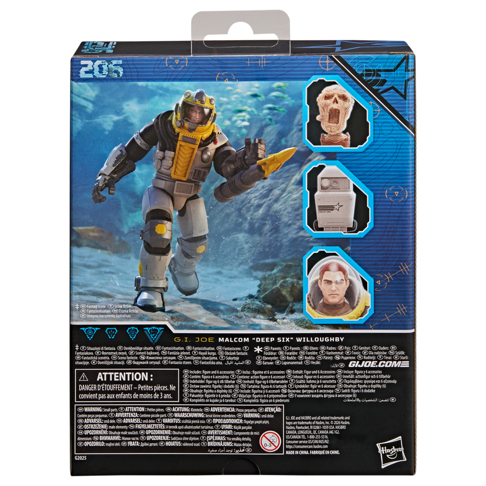 G.I. Joe Classified Series #206, Malcom "Deep Six" Willoughby