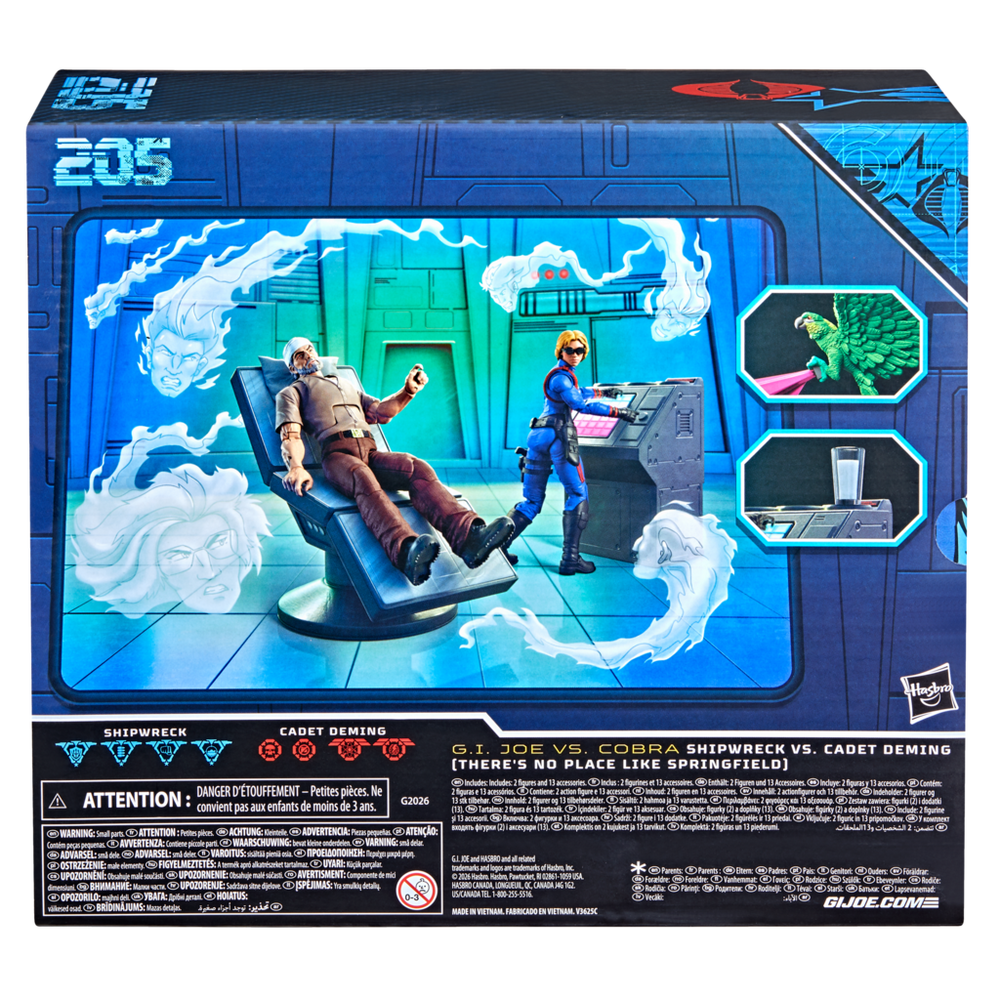 G.I. Joe Classified Series #205, Shipwreck Vs. Cadet Deming (There’s No Place Like Springfield)