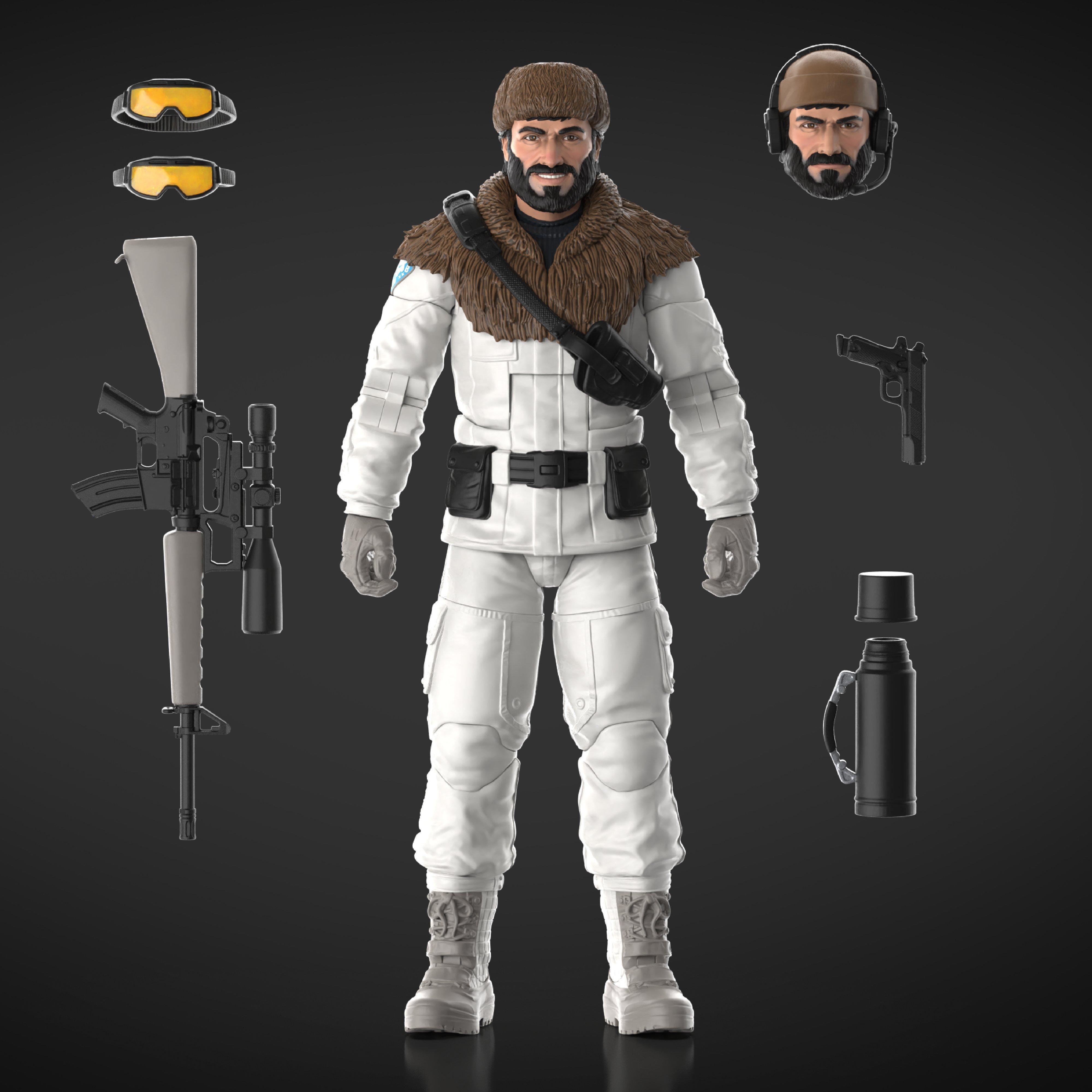 G.I. Joe Classified Series Snow C.A.T. (Combat All-Terrain) Vehicle With Farley "Frostbite" Seward Action Figure