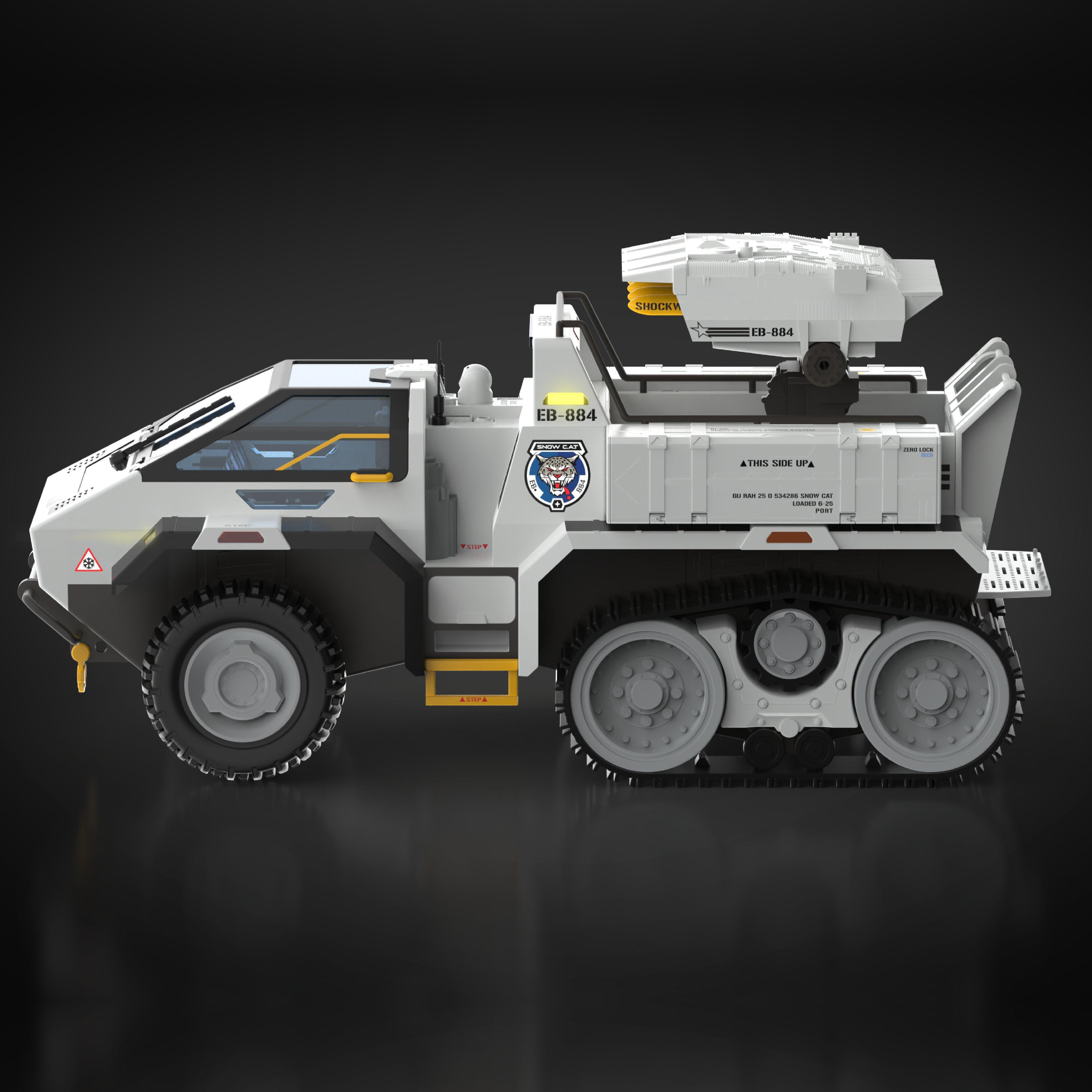 G.I. Joe Classified Series Snow C.A.T. (Combat All-Terrain) Vehicle With Farley "Frostbite" Seward Action Figure