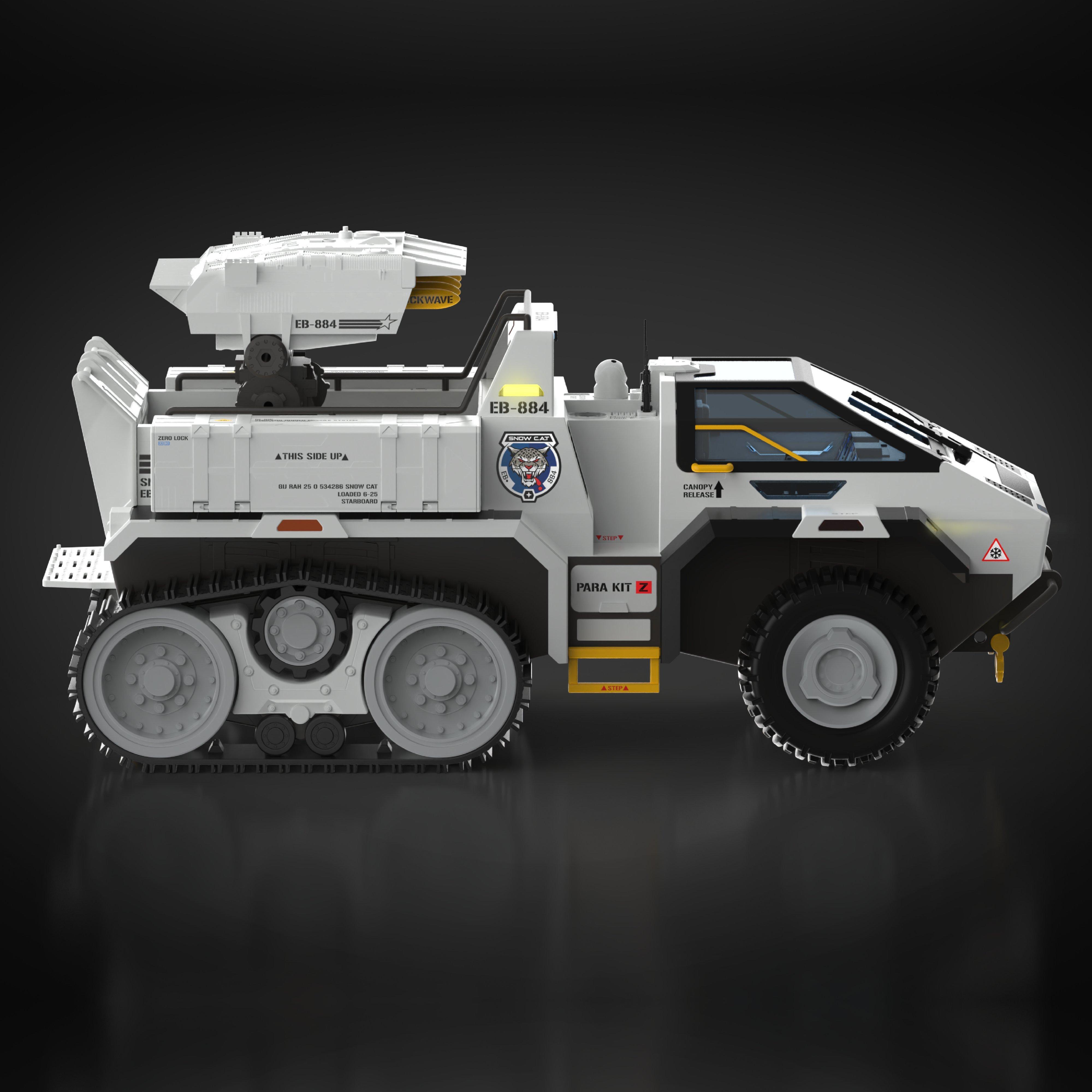 G.I. Joe Classified Series Snow C.A.T. (Combat All-Terrain) Vehicle With Farley "Frostbite" Seward Action Figure