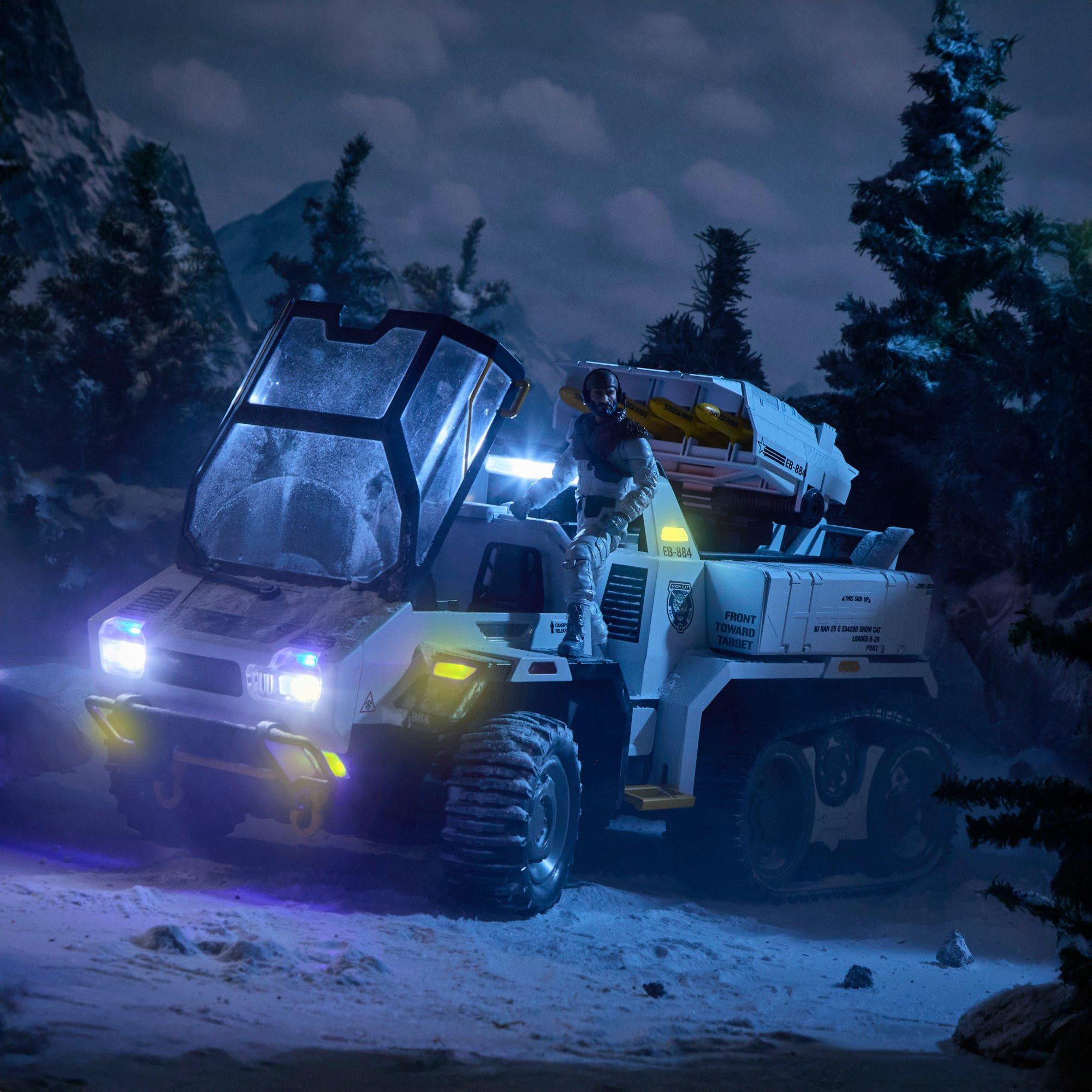 G.I. Joe Classified Series Snow C.A.T. (Combat All-Terrain) Vehicle With Farley "Frostbite" Seward Action Figure