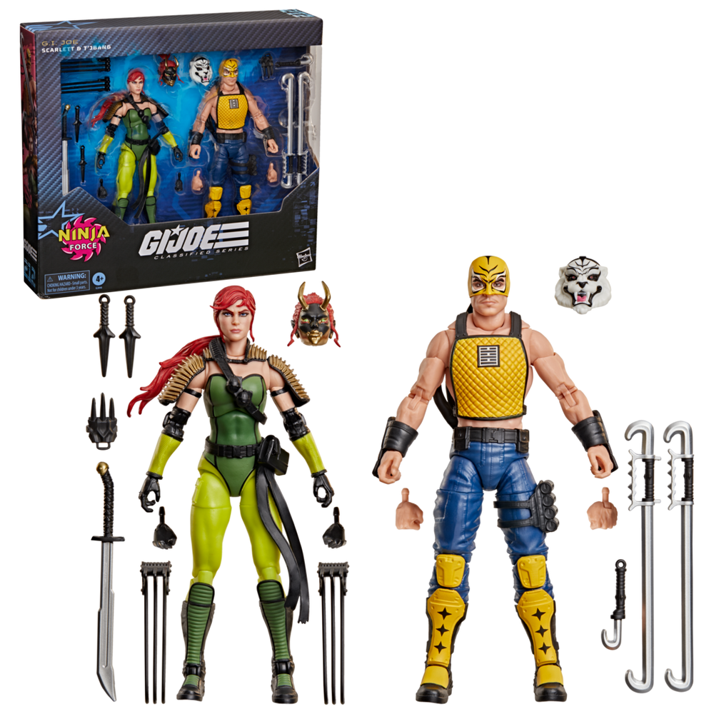 G.I. Joe Classified Series #212, Ninja Force Scarlett and T'Jbang