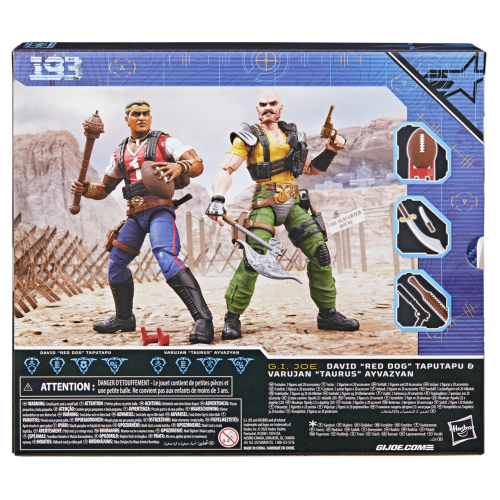 G.I. Joe Classified Series #193, David "Red Dog" Taputapu & Varujan "Taurus" Ayvazyan