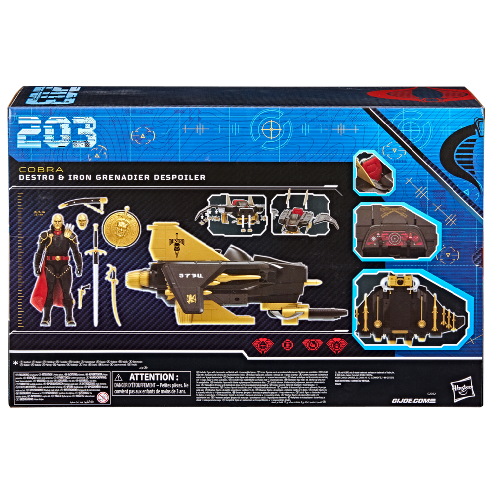 G.I. Joe Classified Series #203, Destro & Iron Grenadier Despoiler