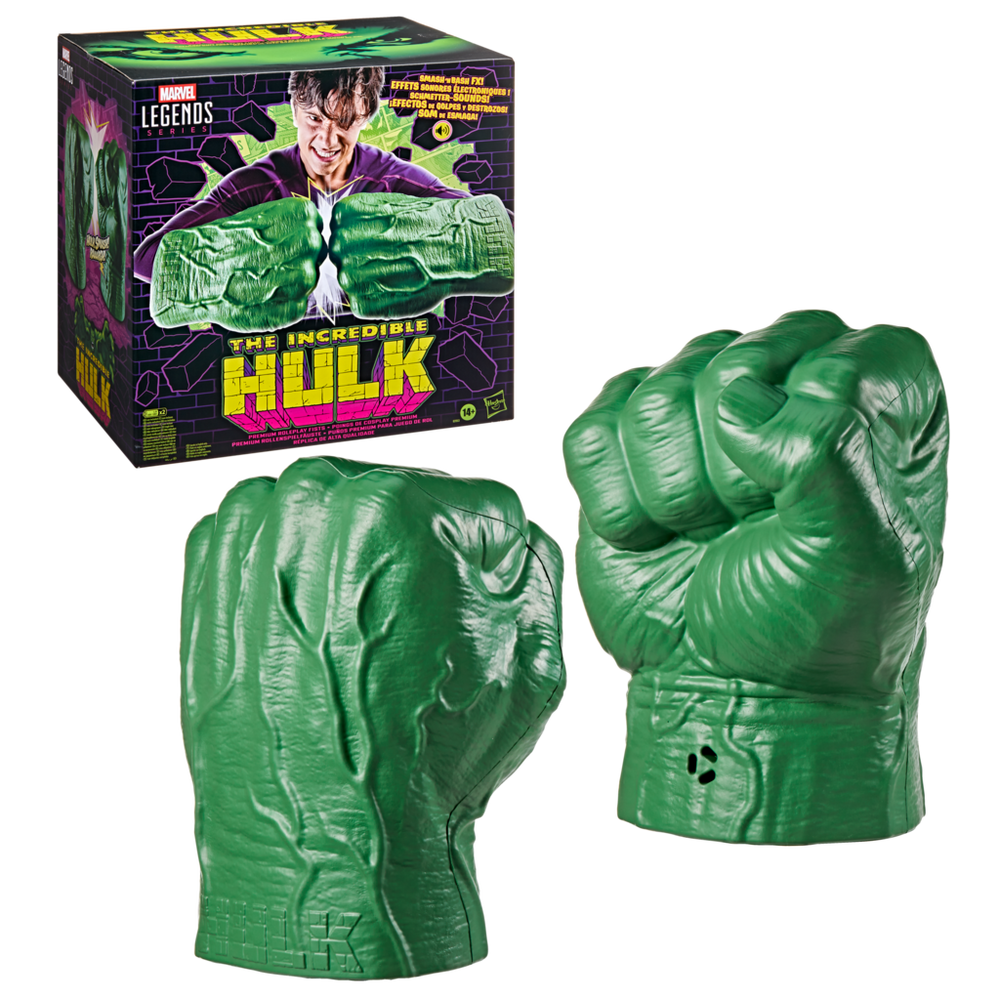 Marvel Legends Series Incredible Hulk Premium Roleplay Fists