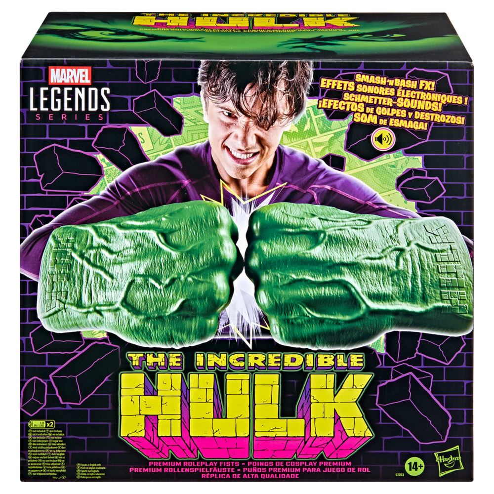 Marvel Legends Series Incredible Hulk Premium Roleplay Fists