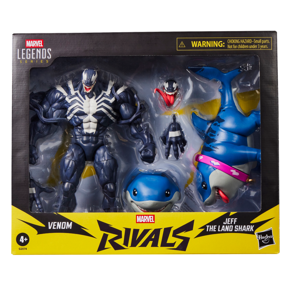 Marvel Legends Series Marvel Rivals Venom & Jeff the Land Shark