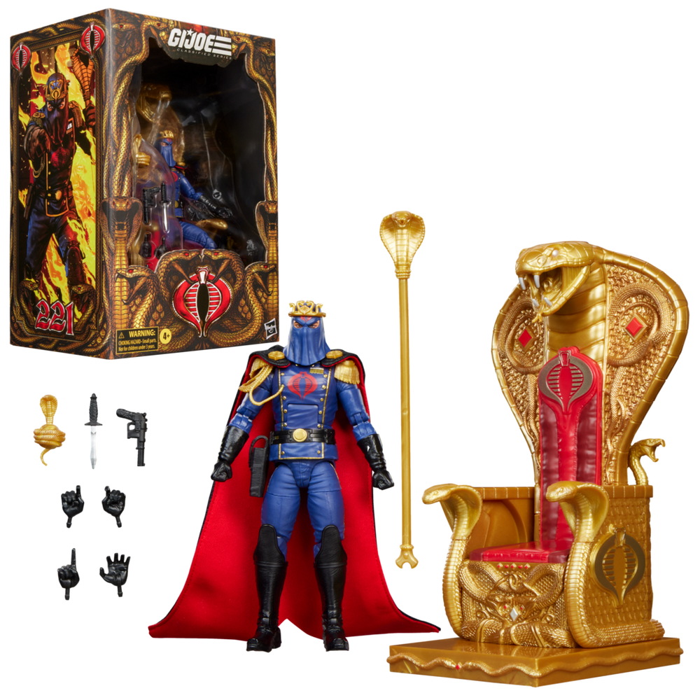 G.I. Joe Classified Series #221, Cobra Commander (Dress Uniform and Throne)