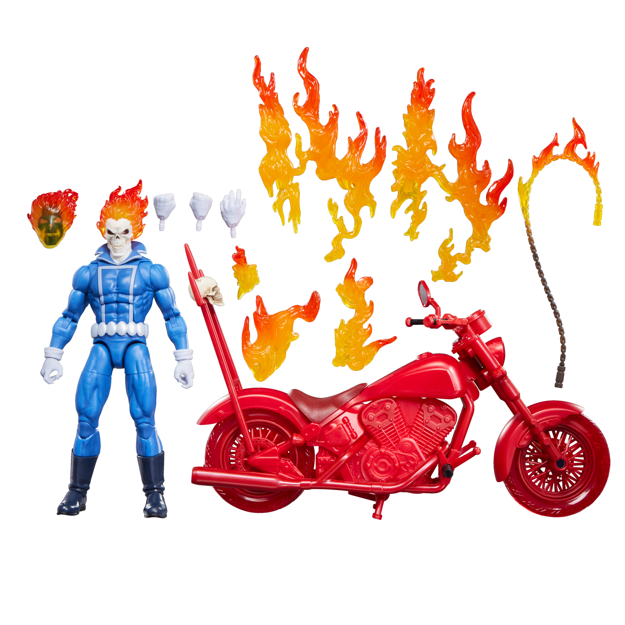 Marvel Legends Series Ghost Rider Johnny Blaze with Motorcycle