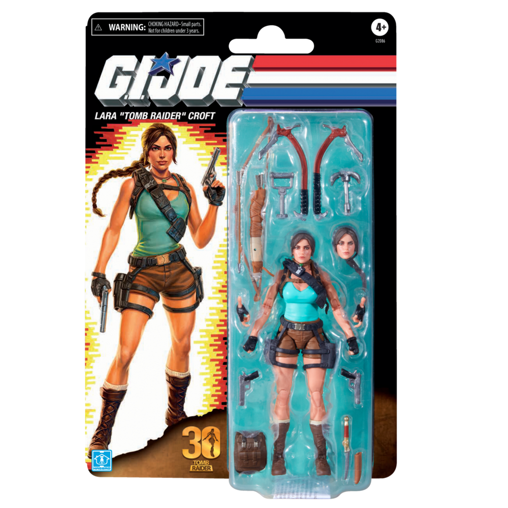 G.I. Joe Classified Series Retro Cardback Collaborative Lara Croft TOMB RAIDER