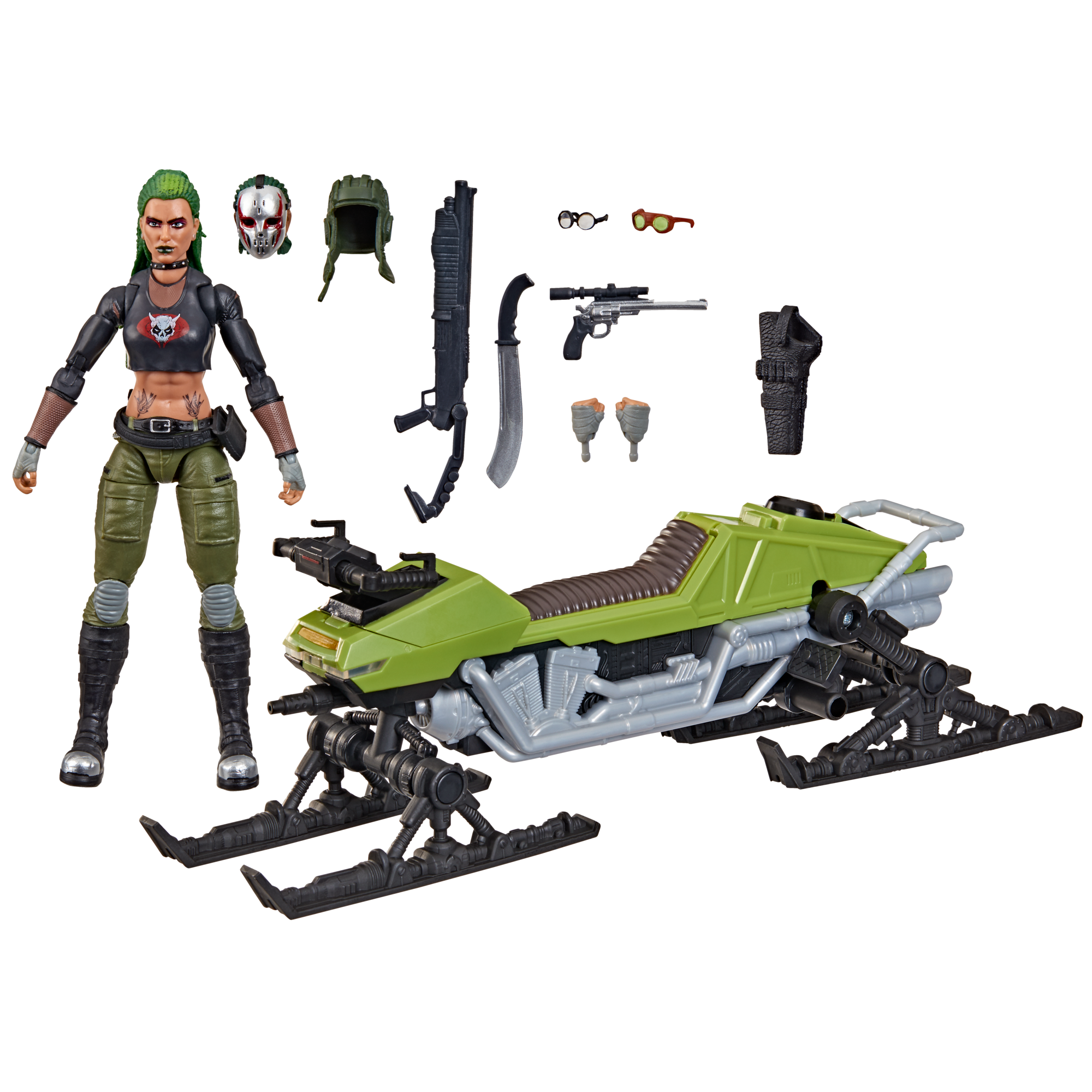 G.I. Joe Classified Series #194, Zanya and Dreadnok Chameleon (Swamp Skier) Vehicle