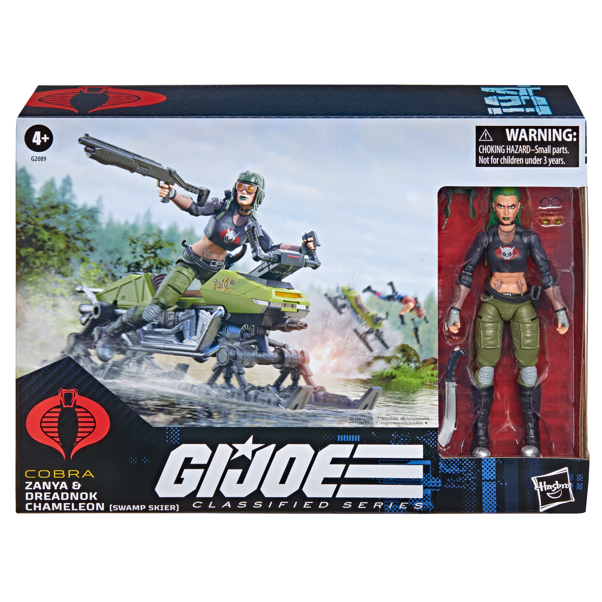 G.I. Joe Classified Series #194, Zanya and Dreadnok Chameleon (Swamp Skier) Vehicle