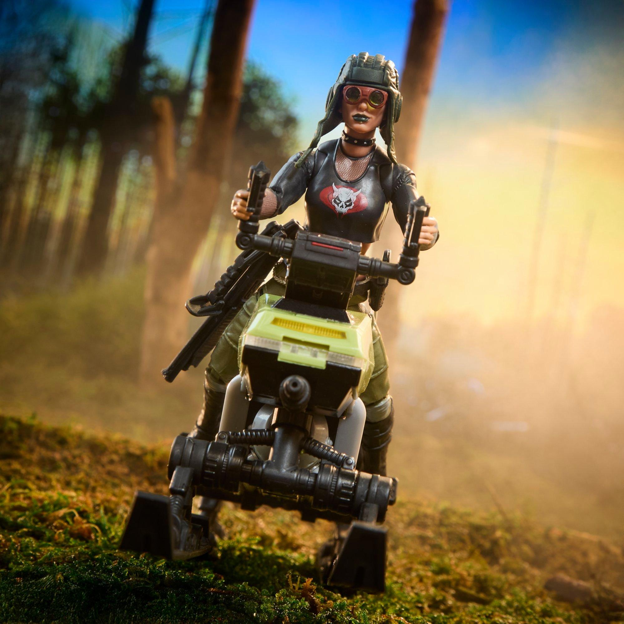 G.I. Joe Classified Series #194, Zanya and Dreadnok Chameleon (Swamp Skier) Vehicle