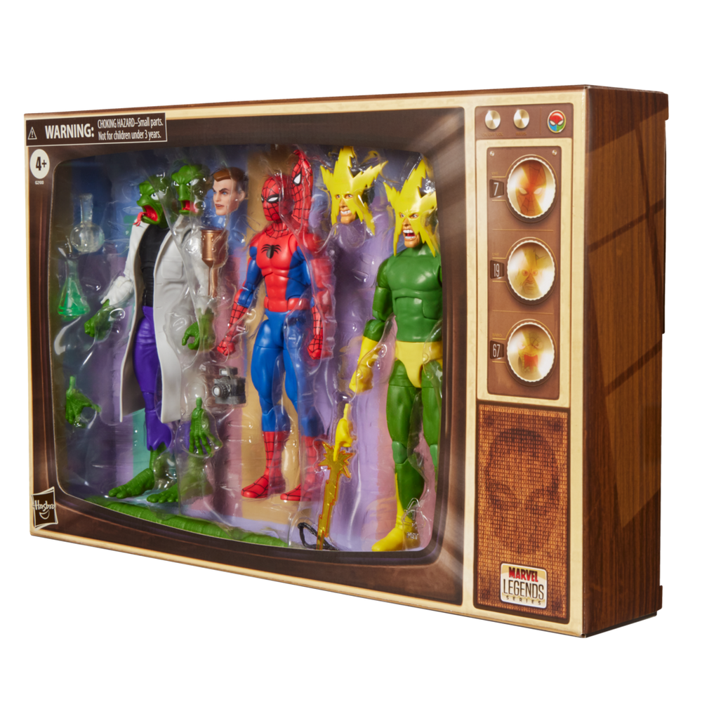 Marvel Legends Series Spider-Man, Marvel's Lizard, & Marvel's Electro