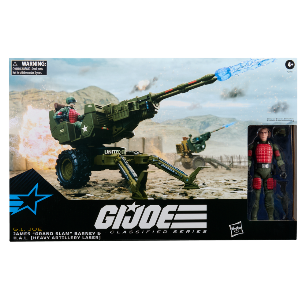 G.I. Joe Classified Series #213, James "Grand Slam" Barney & H.A.L. (Heavy Artillery Laser)