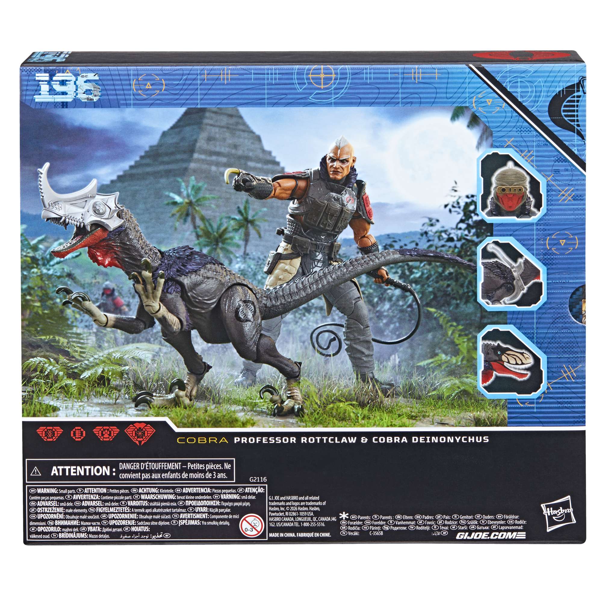 G.I. Joe Classified Series #196, Professor Rottclaw & Cobra Deinonychus
