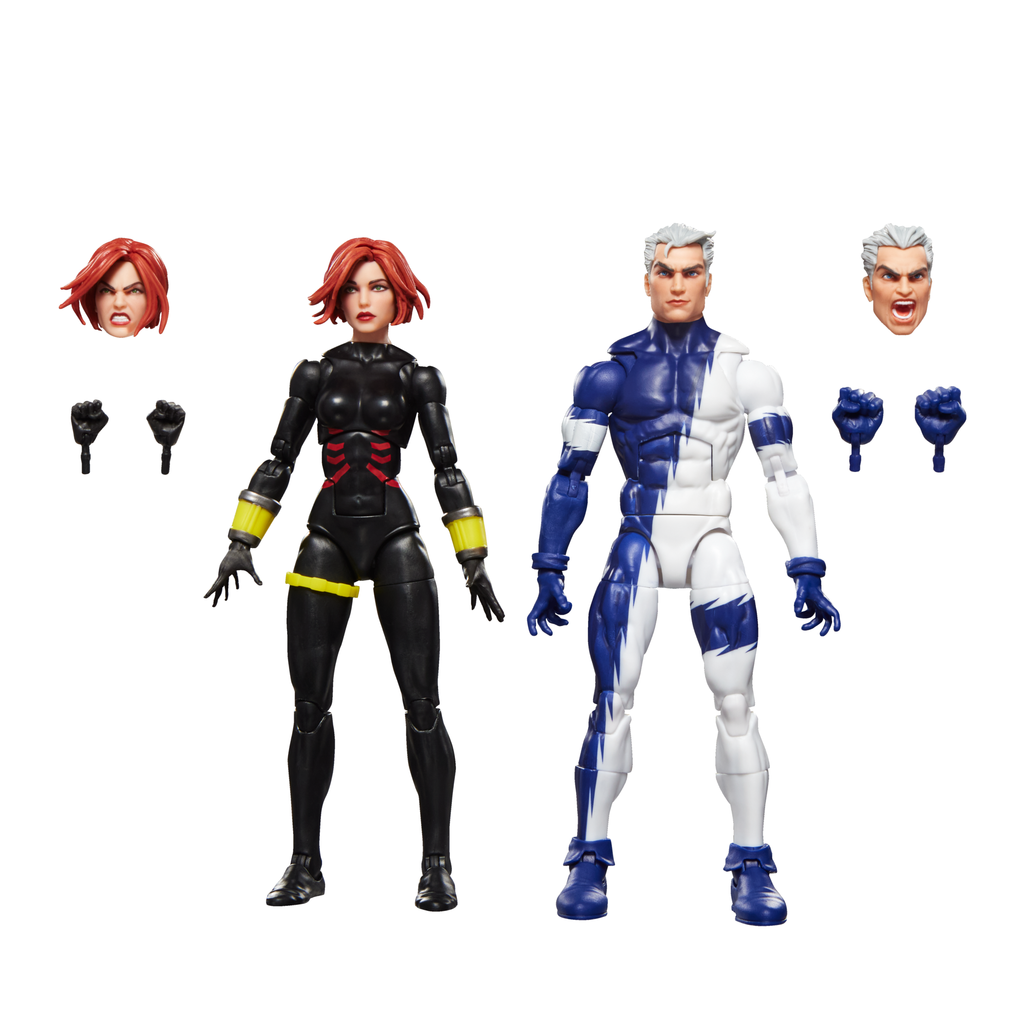 Marvel Legends Series Avengers Black Widow and Quicksilver