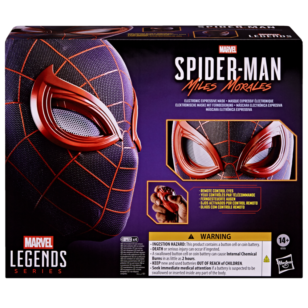 Marvel Legends Series Spider-Man: Miles Morales Electronic Expressive Mask