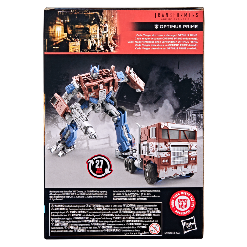 Transformers Studio Series Transformers: Age of Extinction Voyager Class Optimus Prime