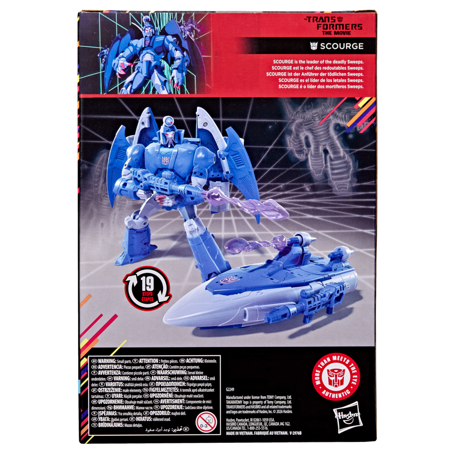 Transformers Studio Series MTMTE Collection The Transformers: The Movie Voyager Class Scourge