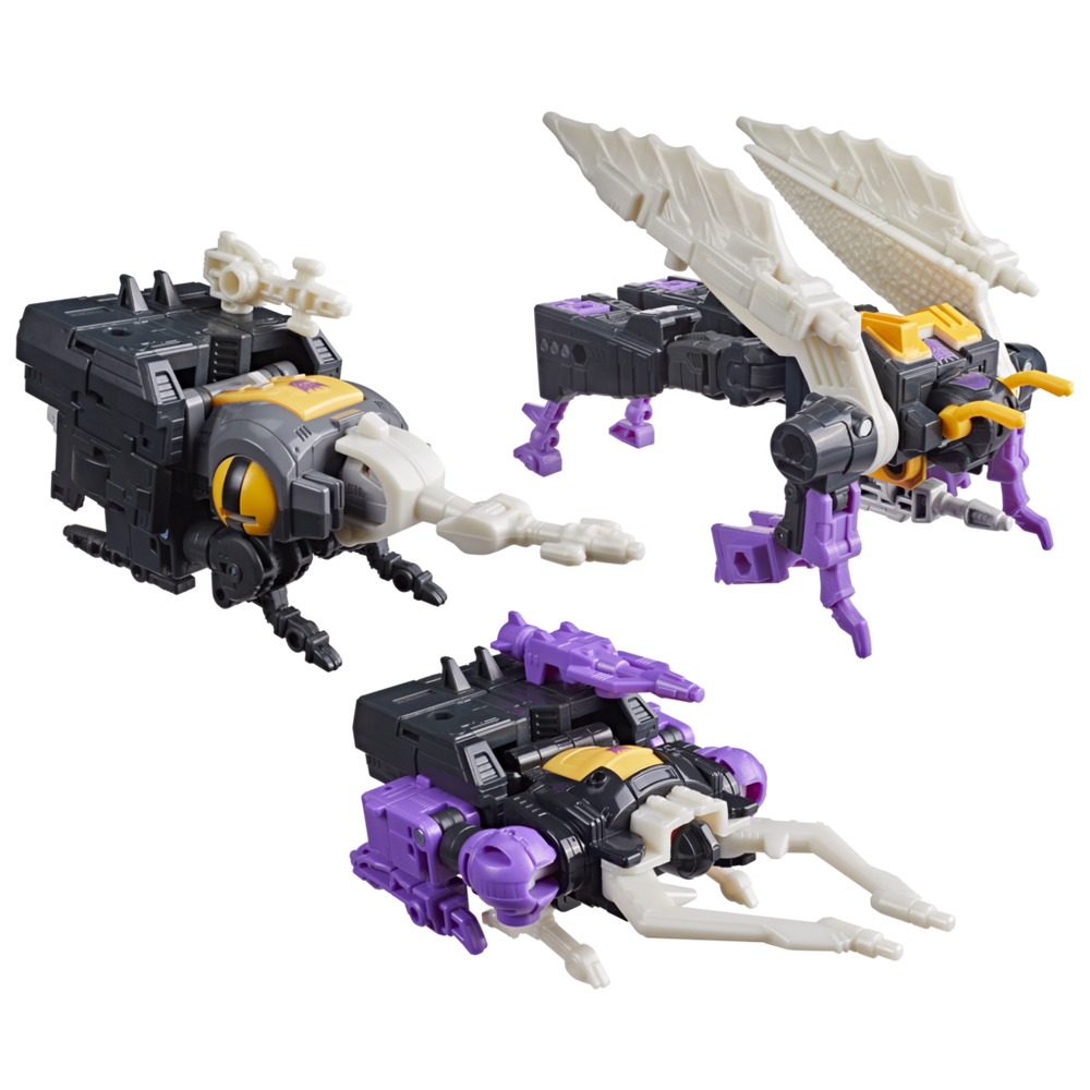Transformers Studio Series The Transformers: The Movie MTMTE Collection Insecticon Bombshell, Insecticon Shrapnel, & Insecticon Kickback