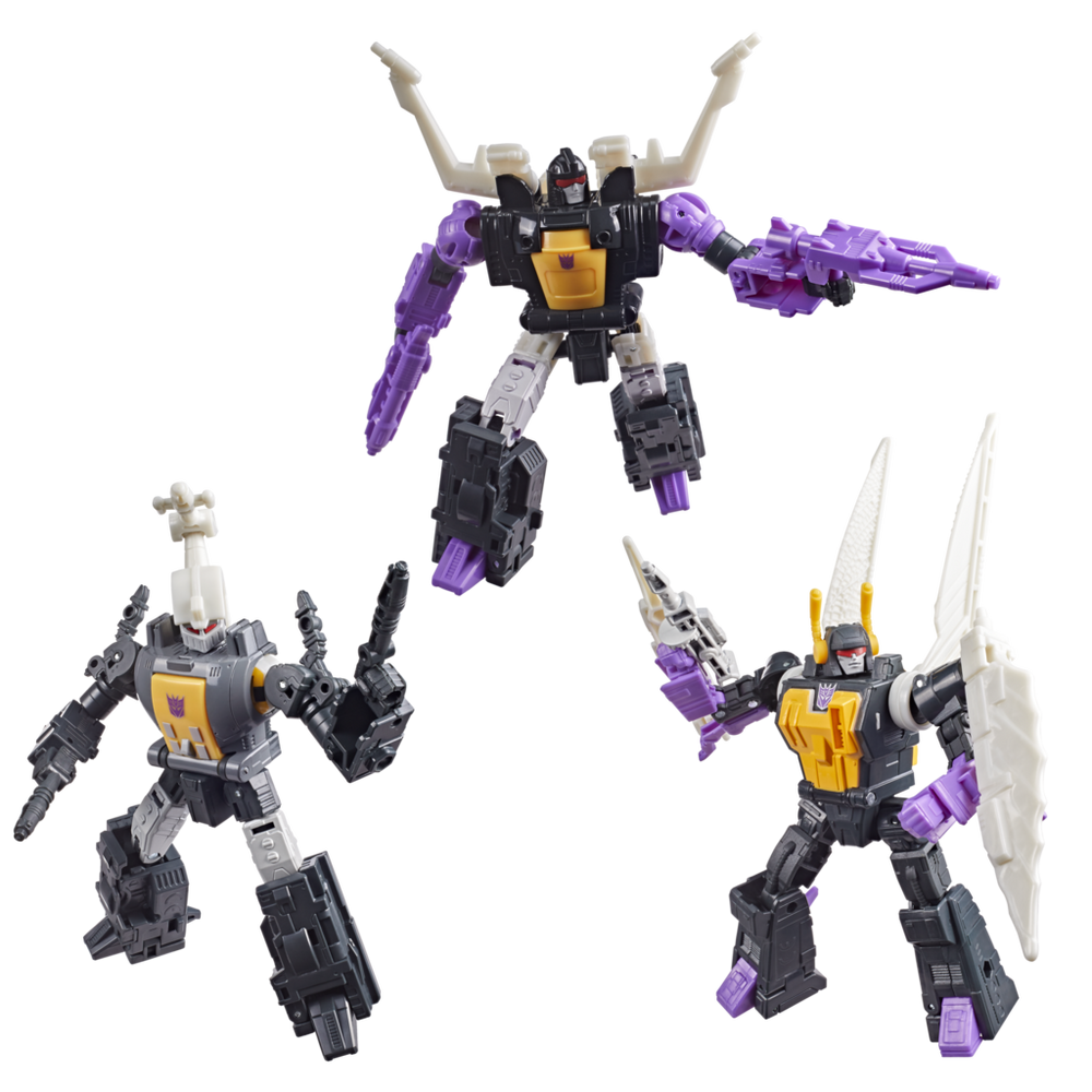 Transformers Studio Series The Transformers: The Movie MTMTE Collection Insecticon Bombshell, Insecticon Shrapnel, & Insecticon Kickback