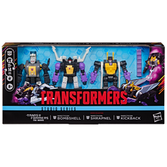 Transformers Studio Series The Transformers: The Movie MTMTE Collection Insecticon Bombshell, Insecticon Shrapnel, & Insecticon Kickback