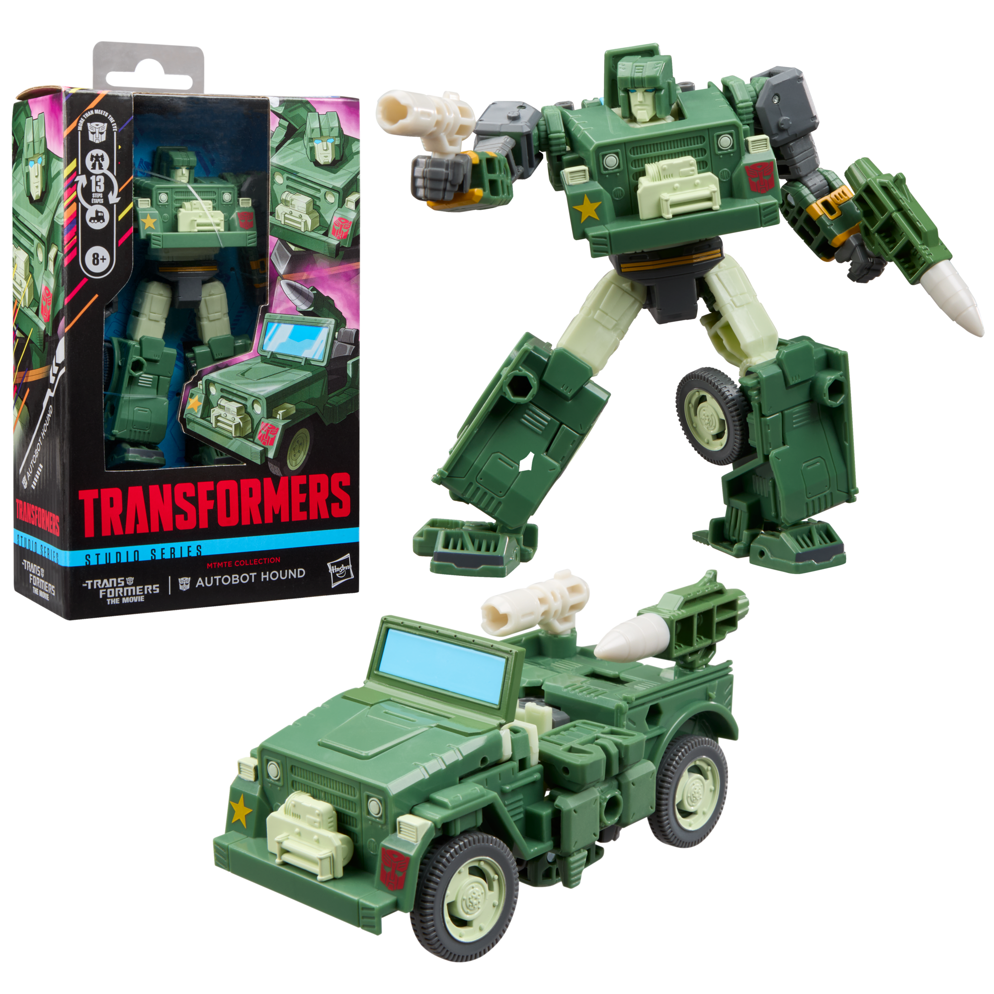 Transformers Studio Series MTMTE Collection The Transformers: The Movie Deluxe Class Autobot Hound