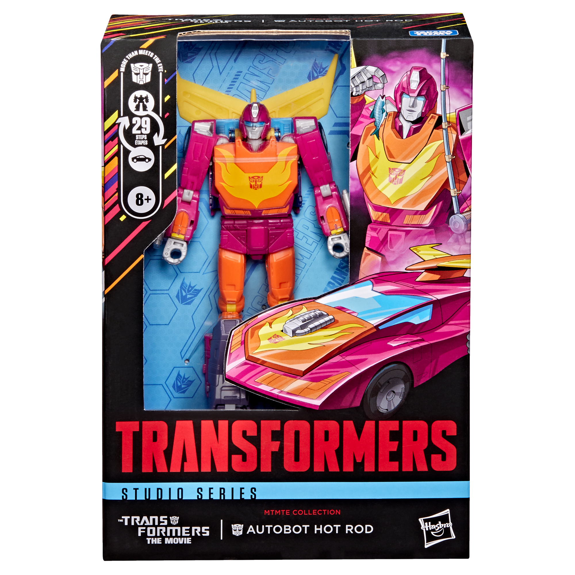Transformers Studio Series MTMTE Collection The Transformers: The Movie Voyager Class Autobot Hot Rod