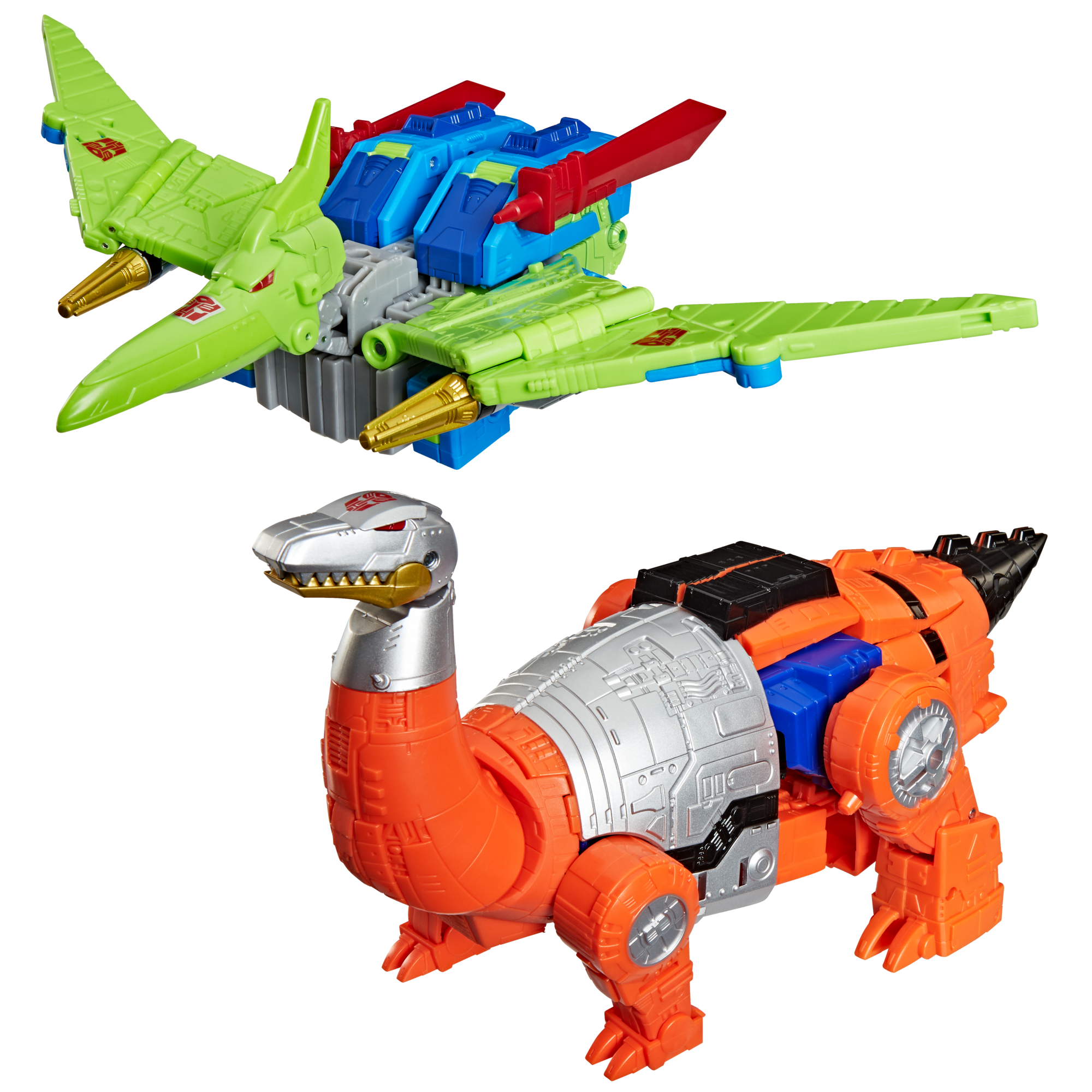 Transformers Age of the Primes G2 Dinobot Swoop and G2 Dinobot Sludge