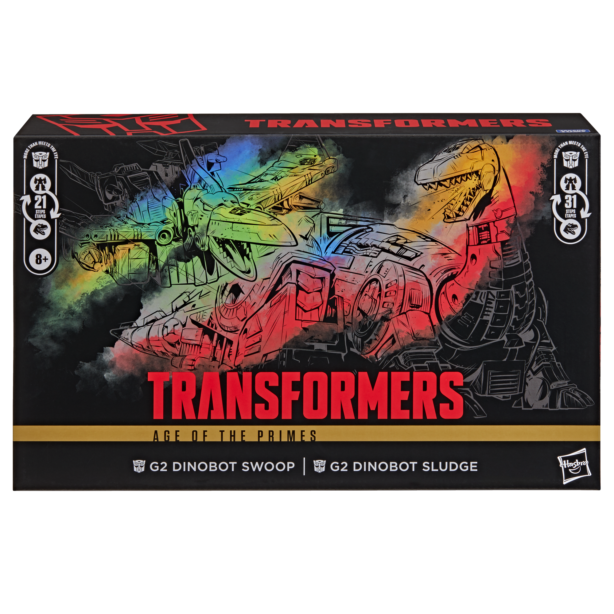 Transformers Age of the Primes G2 Dinobot Swoop and G2 Dinobot Sludge