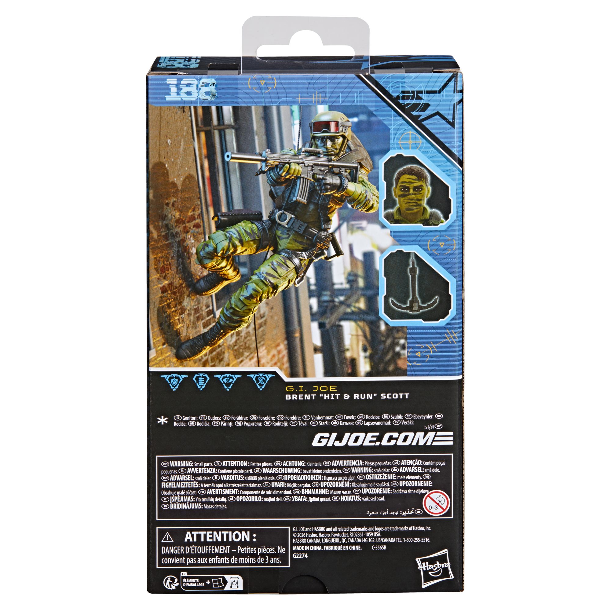 G.I. Joe Classified Series #188, Brent “Hit & Run” Scott