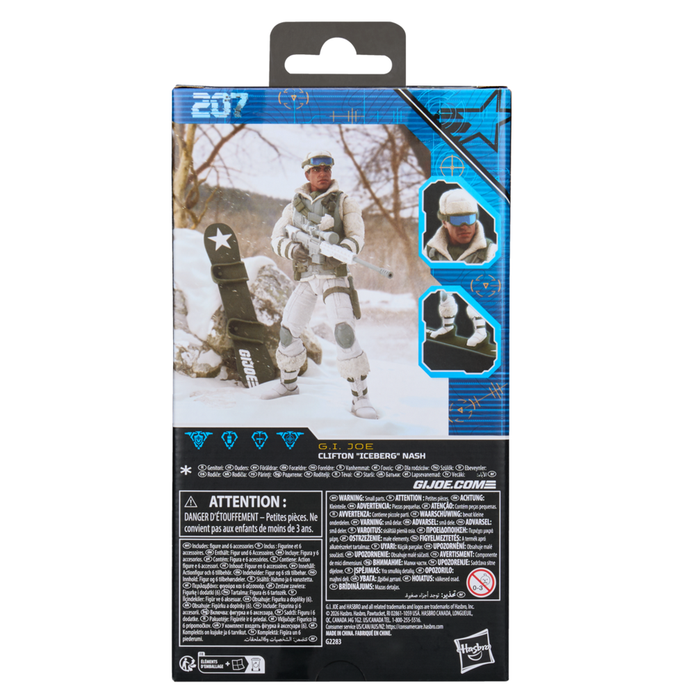 G.I. Joe Classified Series #207, Clifton “Iceberg” Nash