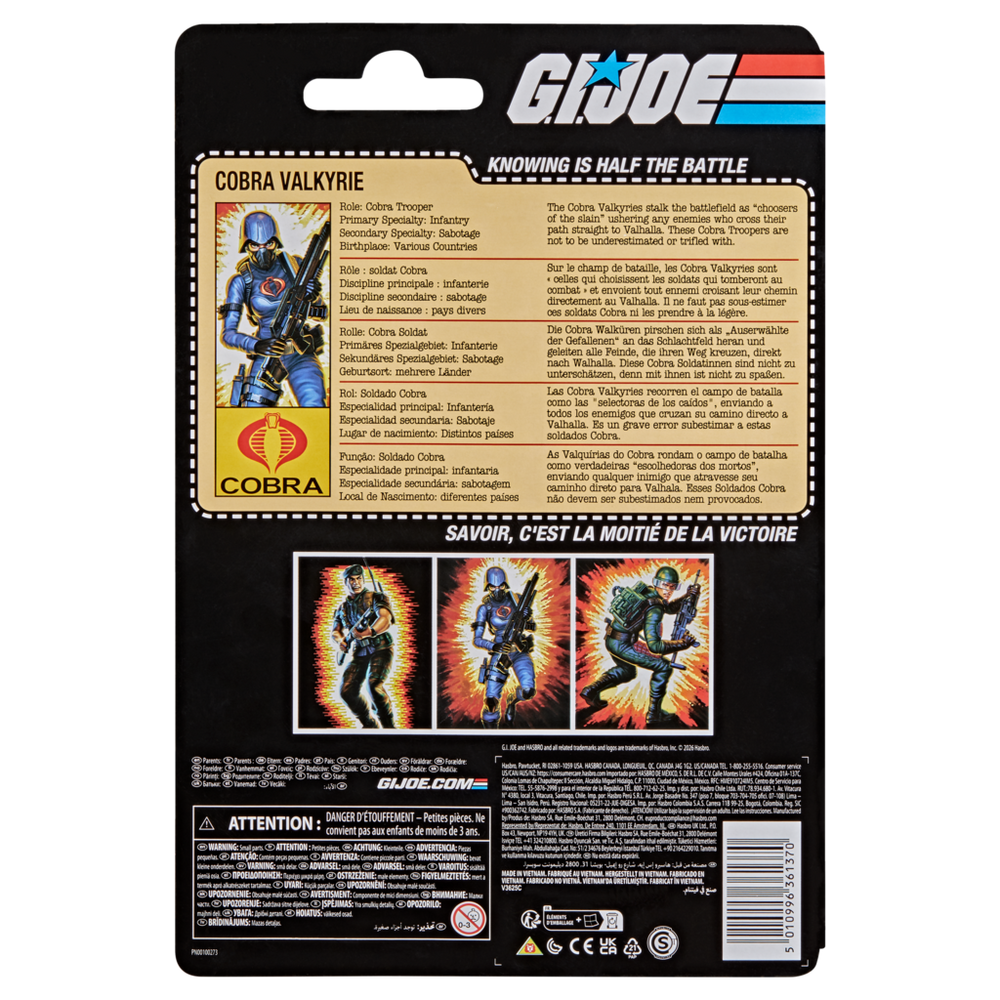 G.I. Joe Classified Series Retro Cardback Cobra Valkyrie