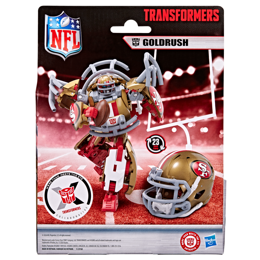 Transformers NFL San Francisco 49ers Goldrush
