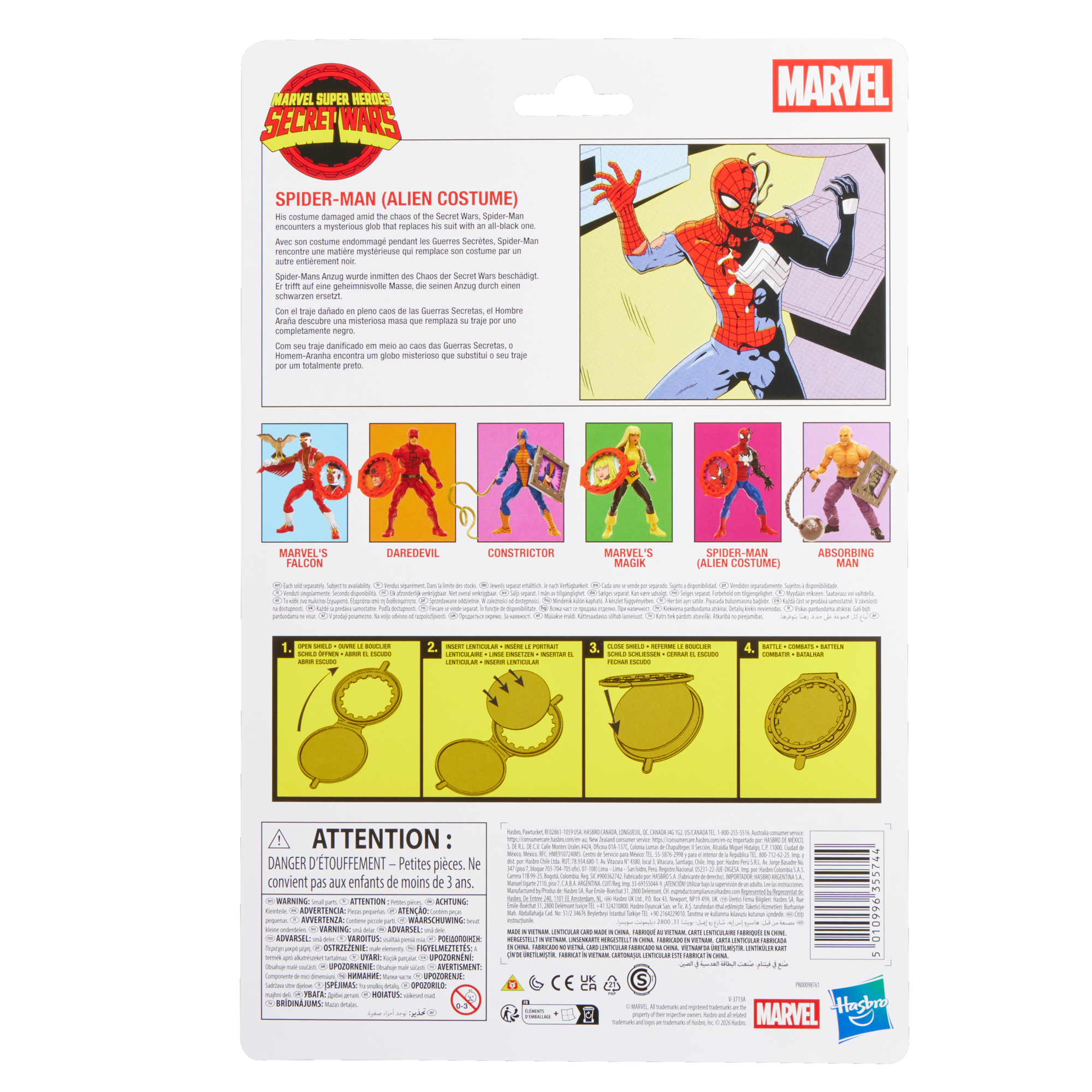 Marvel Legends Series Secret Wars Spider-Man (Alien Costume)